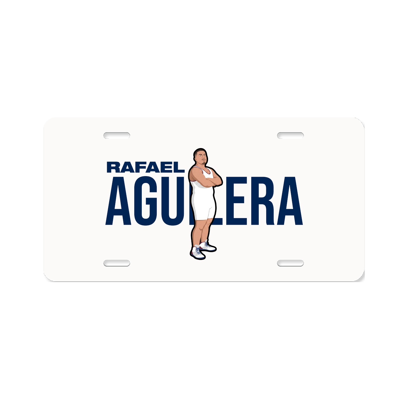 License Plate — Player Name in Classic