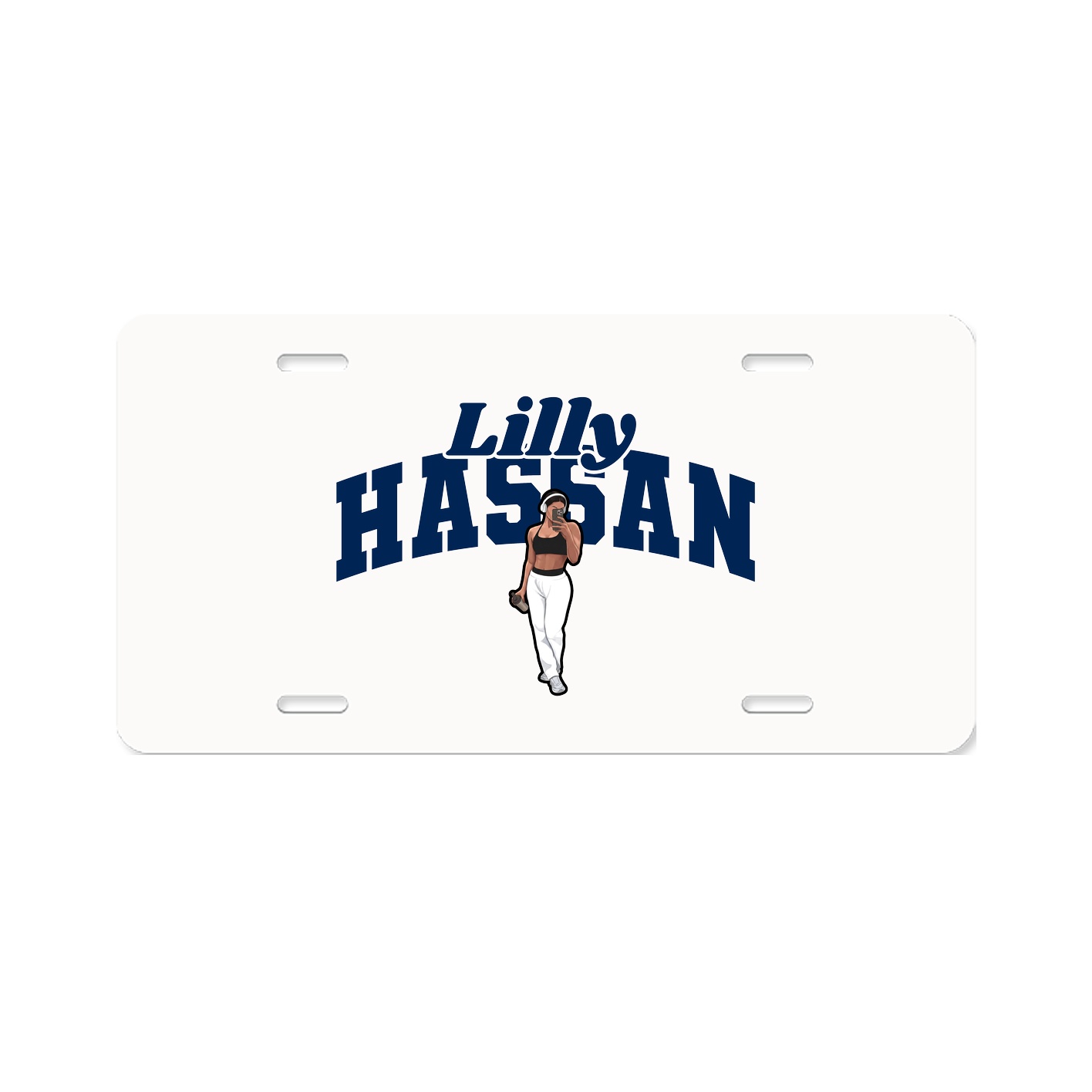 License Plate — Signature Arch in Classic