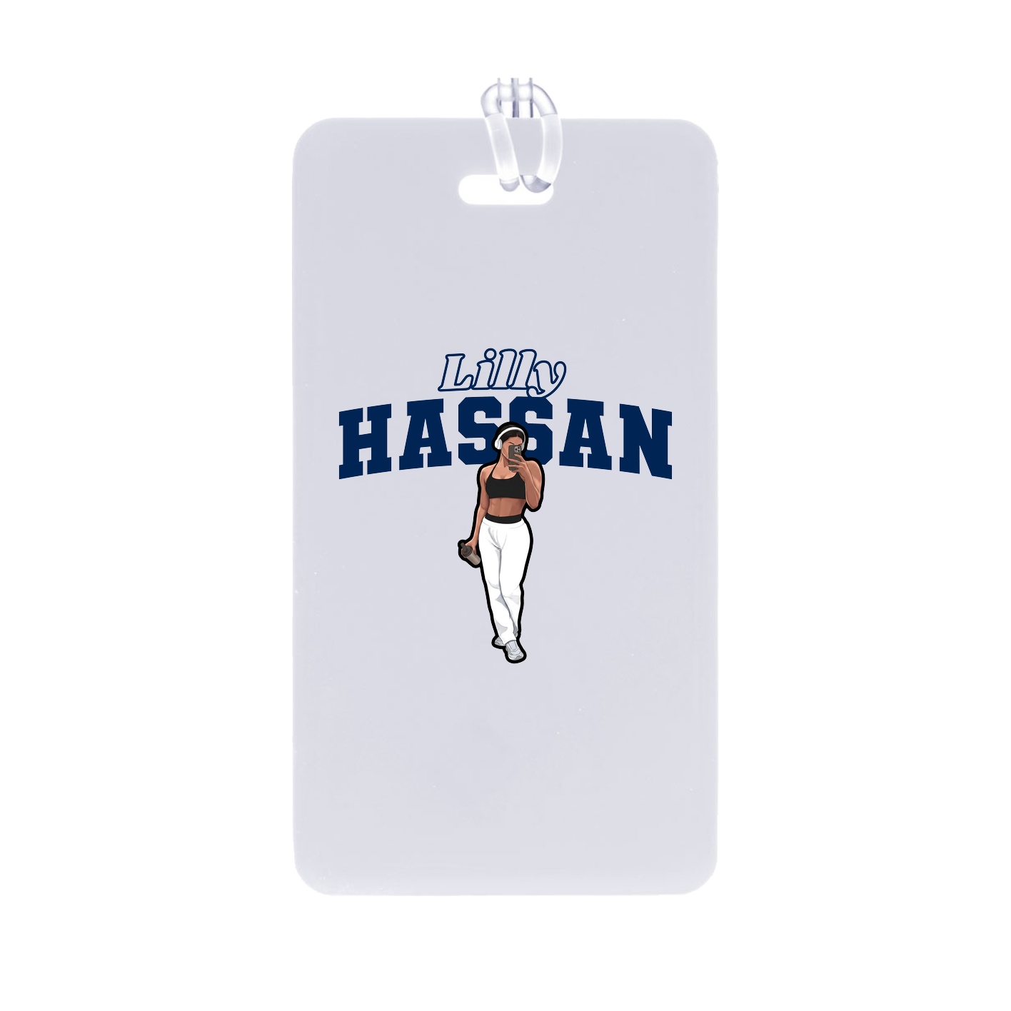 Bag Tag — Name Arch in Classic