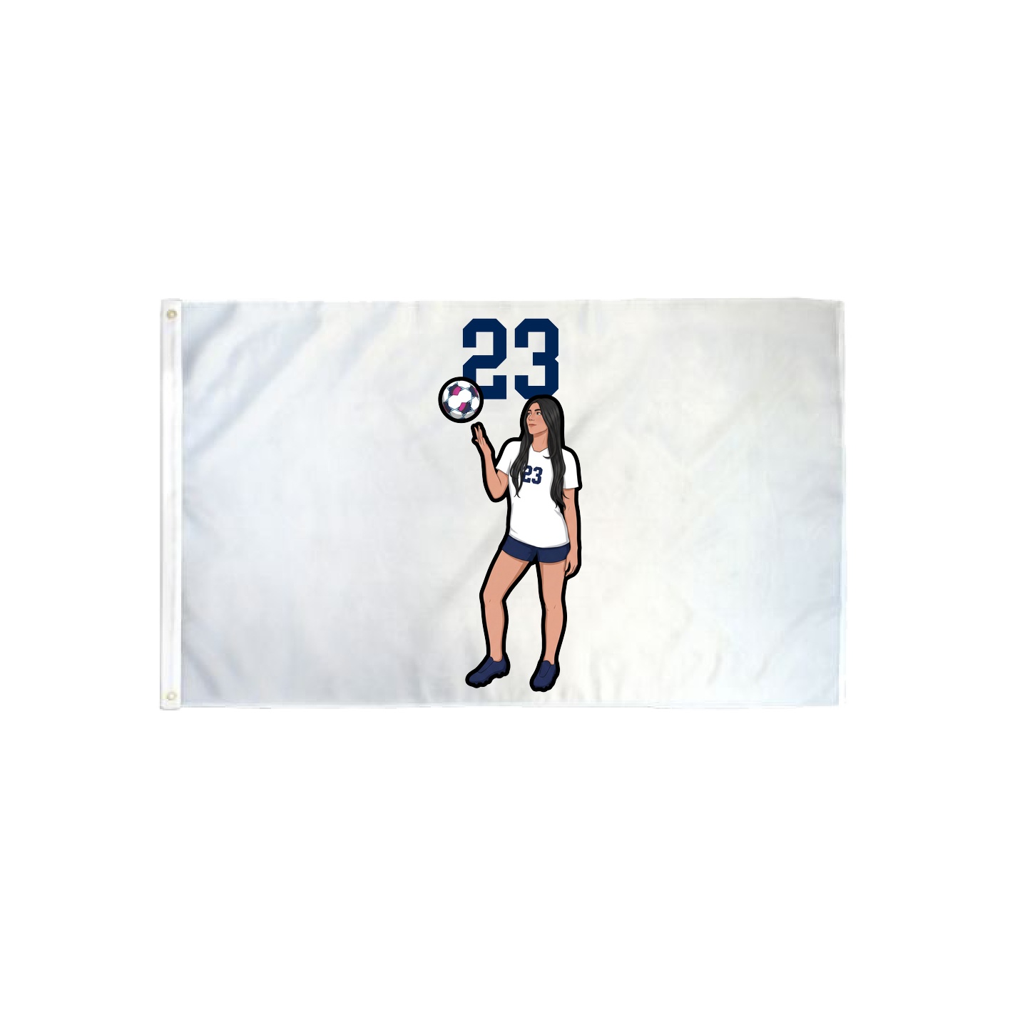 3x5 Flag — Number Top in Classic