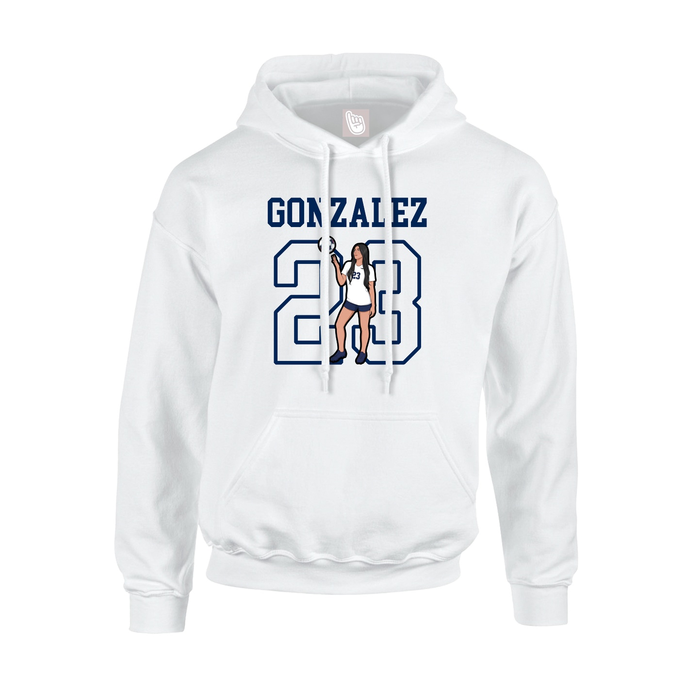 Youth Hoodie — Shirsey in White