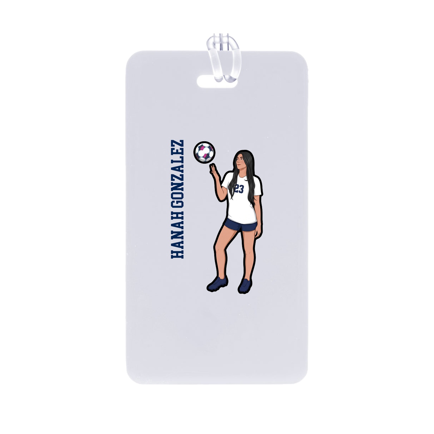 Bag Tag — Name Vertical in Classic