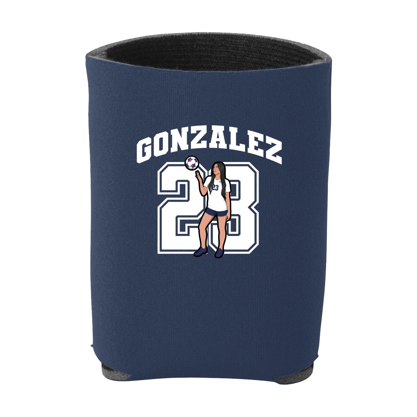 Can Holder — Number in Navy