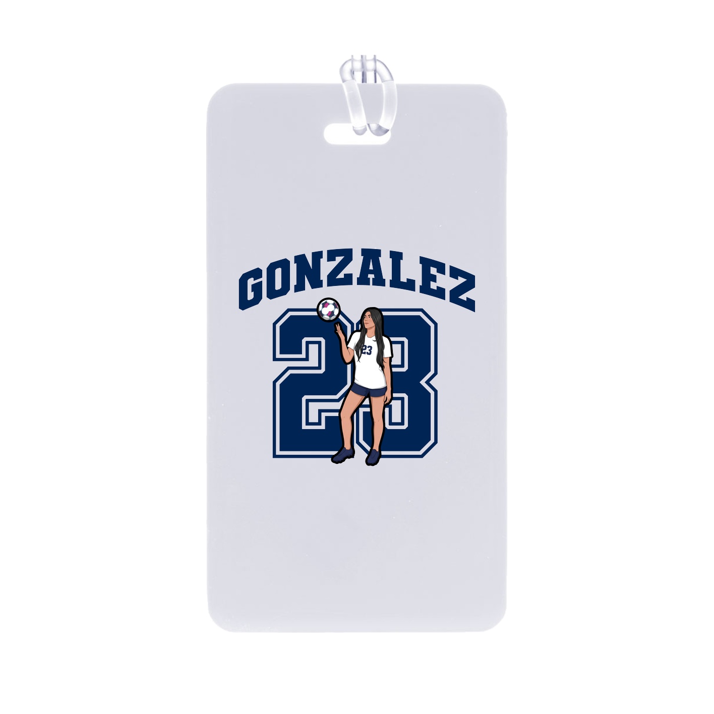 Bag Tag — Number in Classic