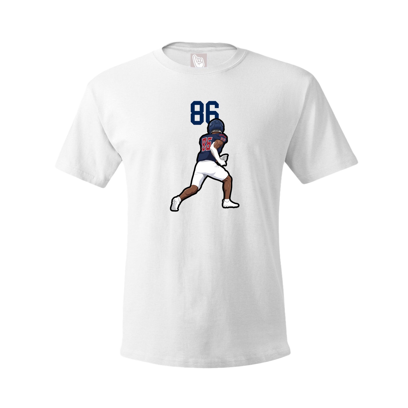 Tee — Number Top in White