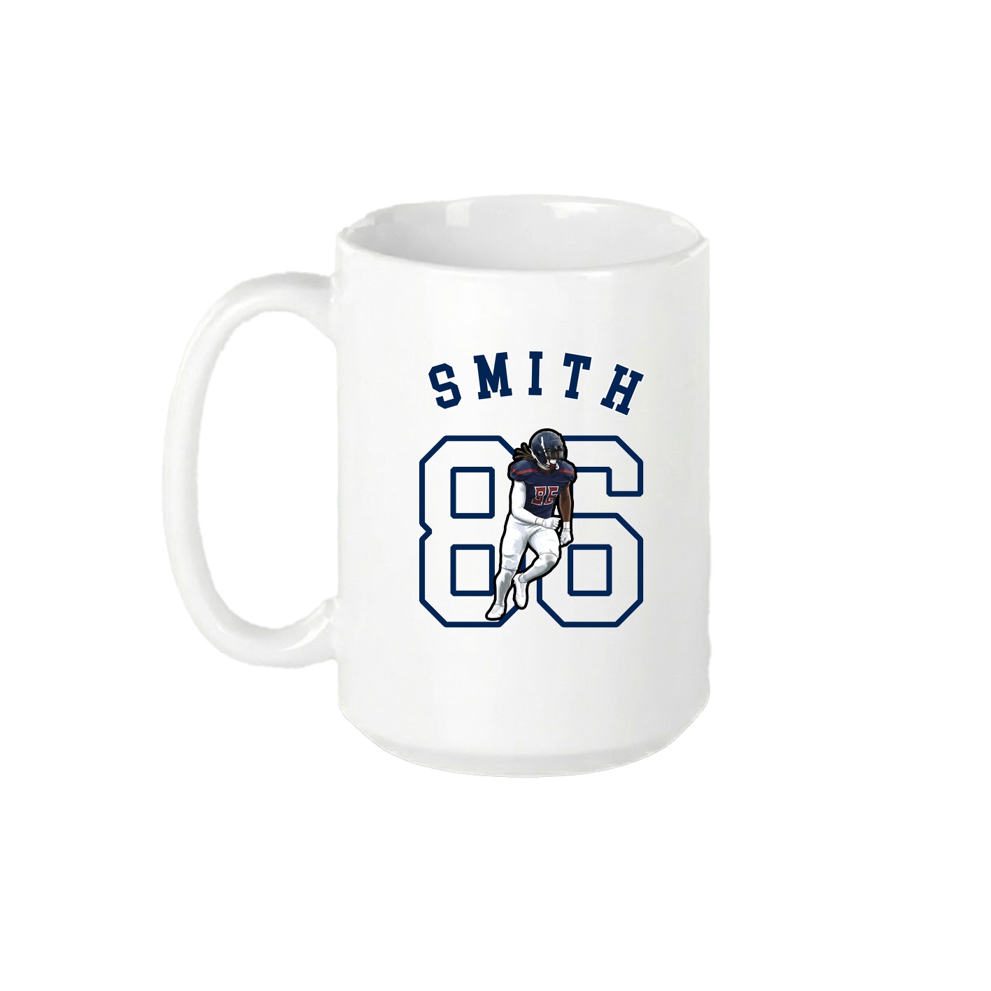 15oz Coffee Mug — Shirsey Arch in White
