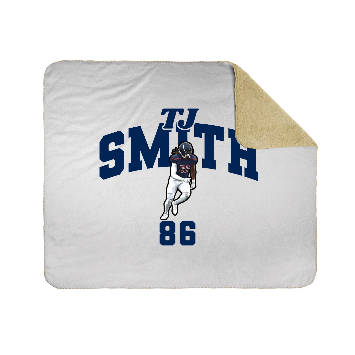 Throw Blanket — Signature Arch in White