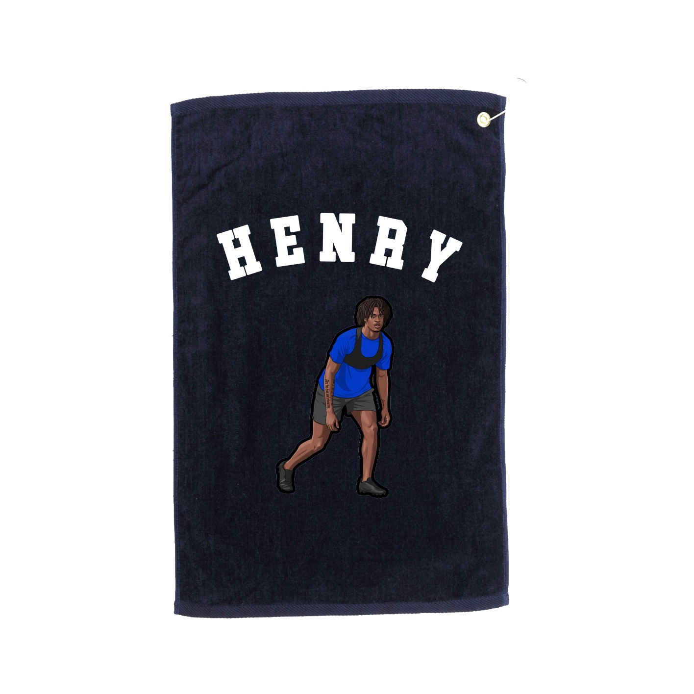 Golf Towel — Shirsey Arch in Navy