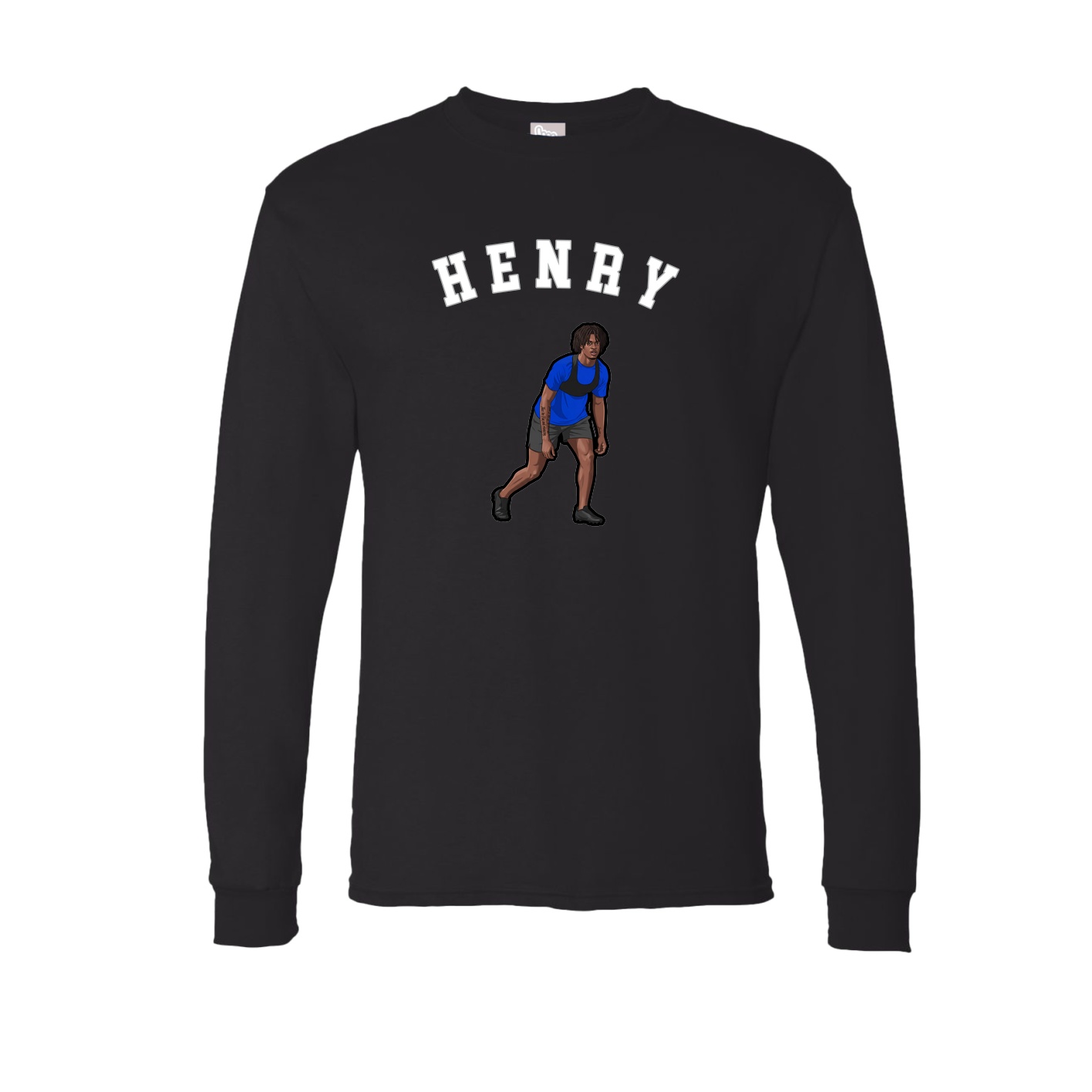 Long Sleeve Tee — Shirsey Arch in Black