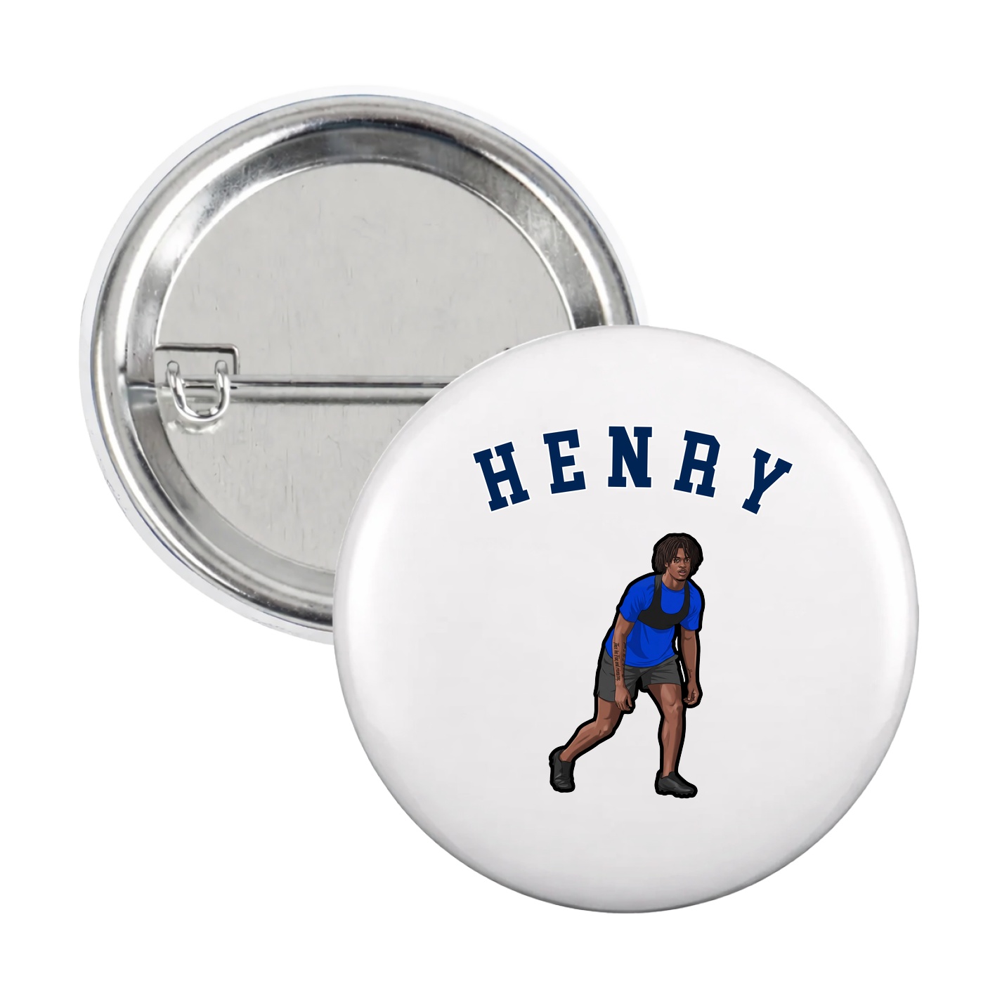 Game Day Button — Shirsey Arch in White