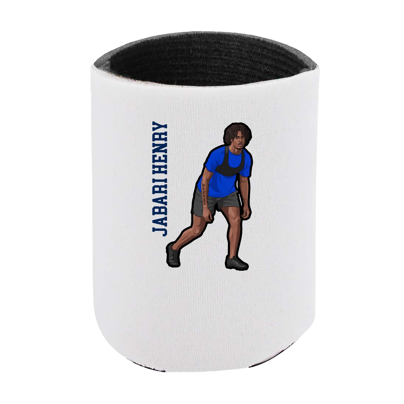 Can Holder — Name Vertical in White