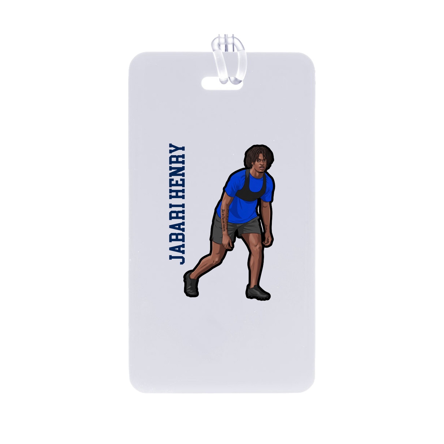Bag Tag — Name Vertical in Classic