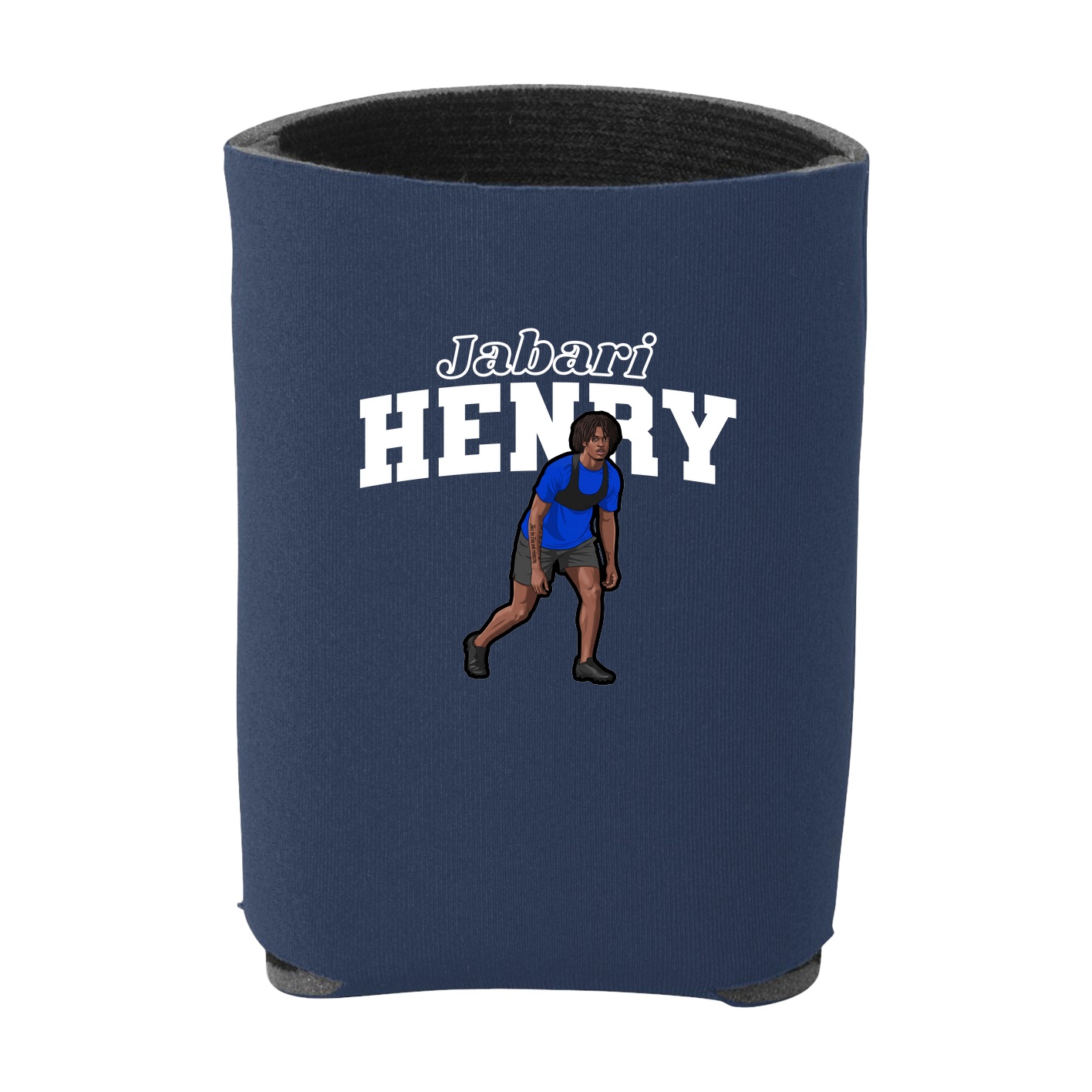 Can Holder — Name Arch in Navy
