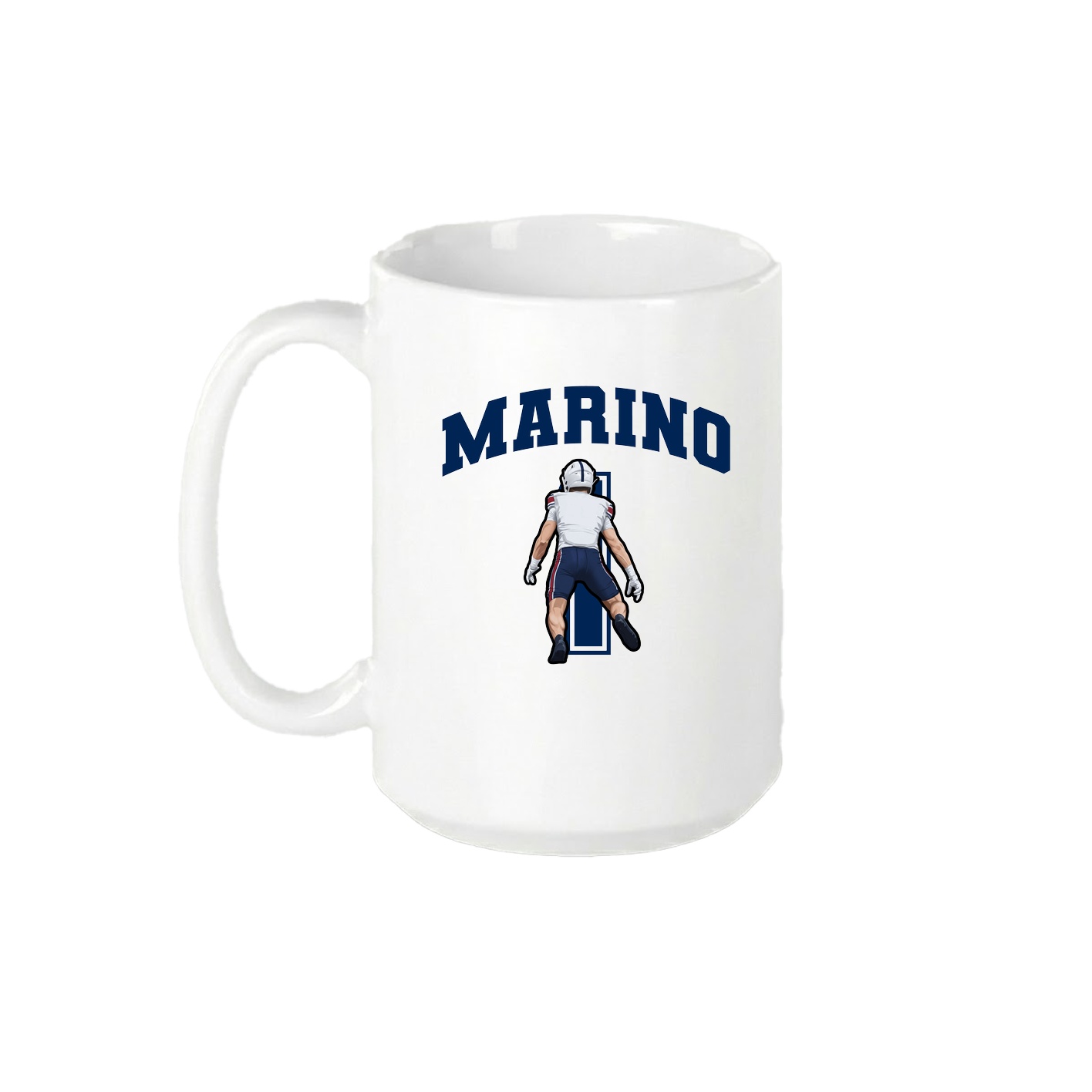 15oz Coffee Mug — Number in White