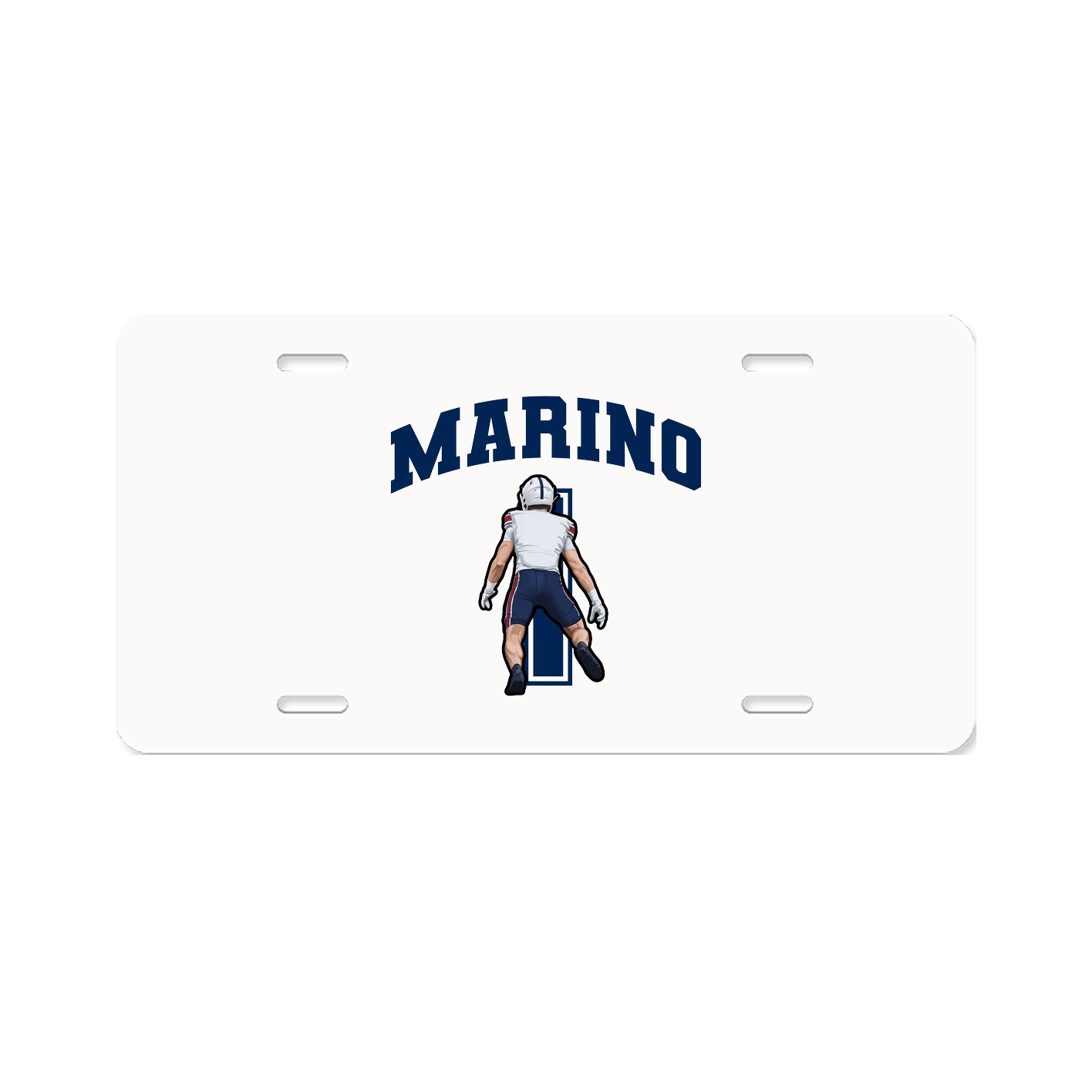 License Plate — Number in Classic