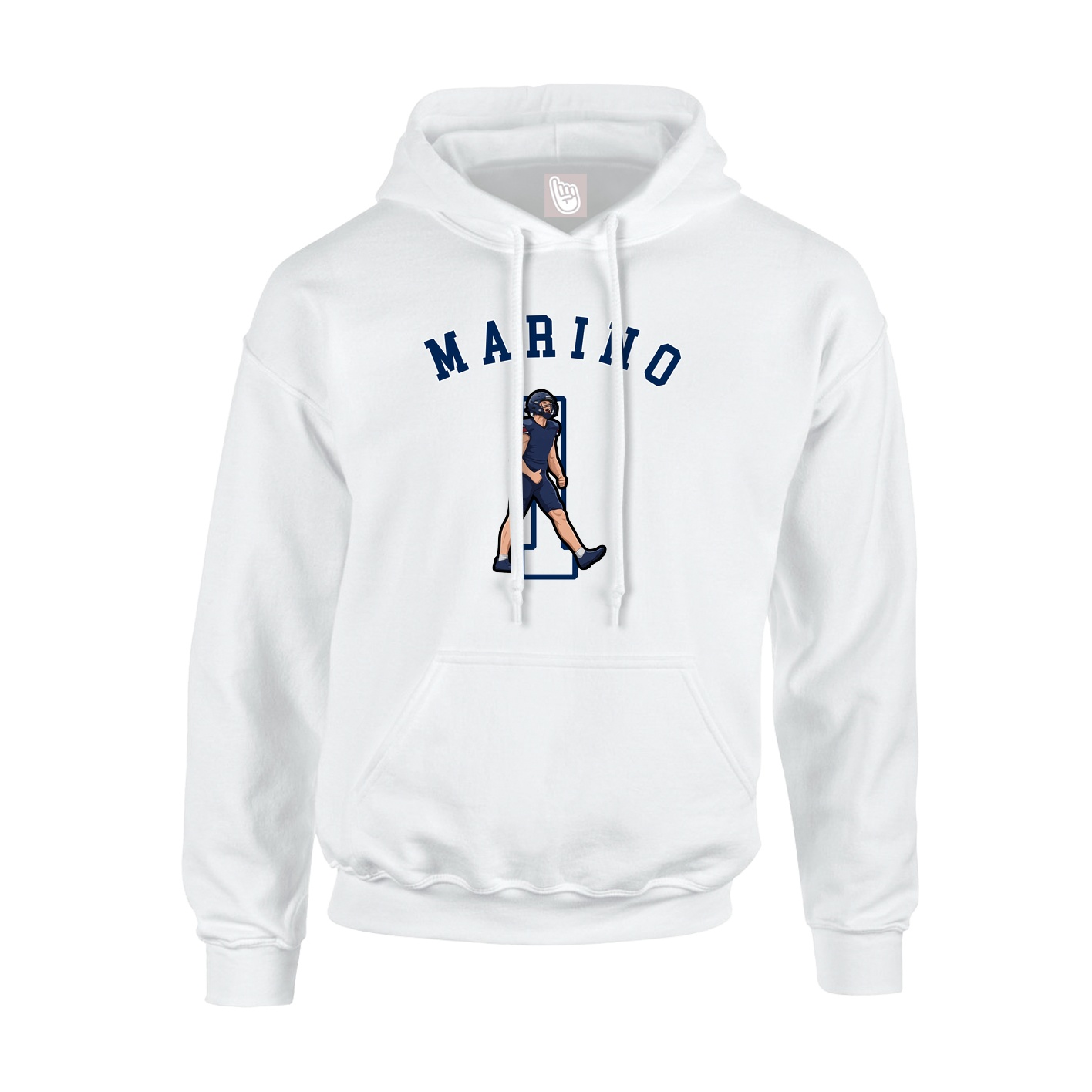 Youth Hoodie — Shirsey Arch in White