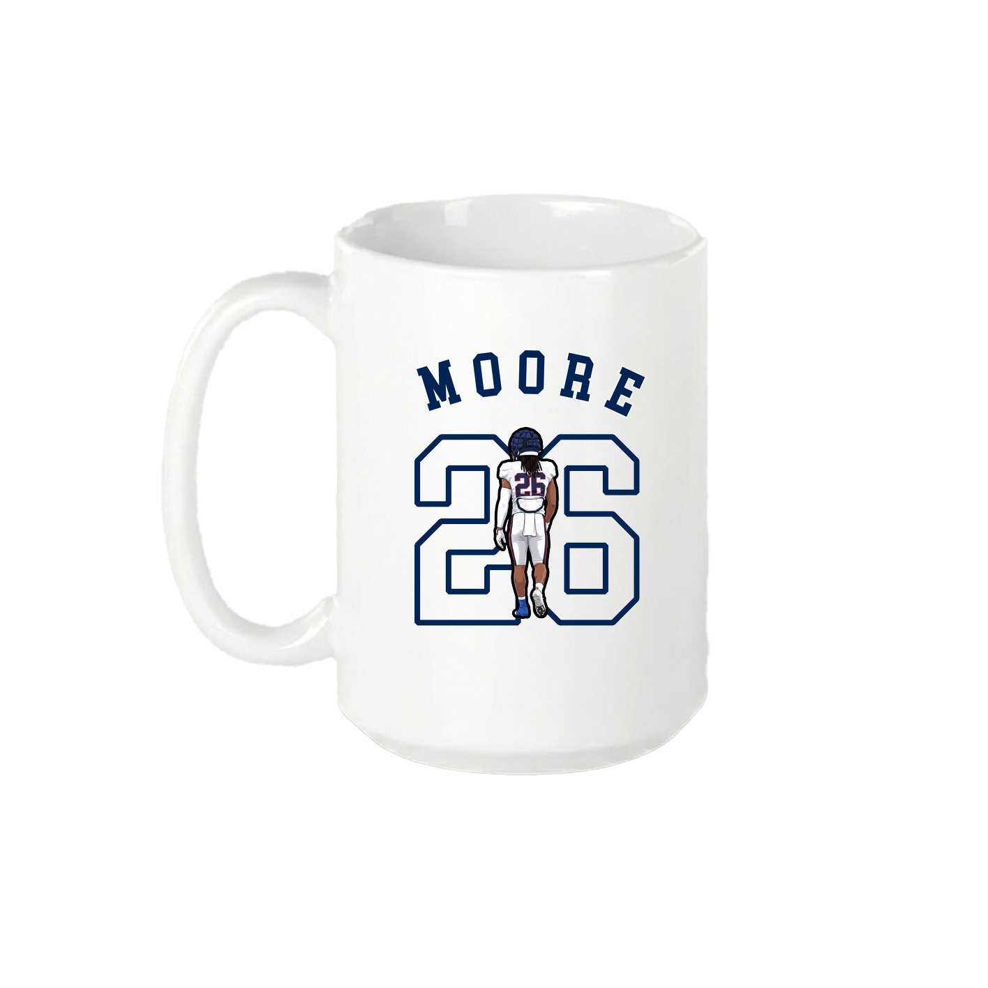 15oz Coffee Mug — Shirsey Arch in White