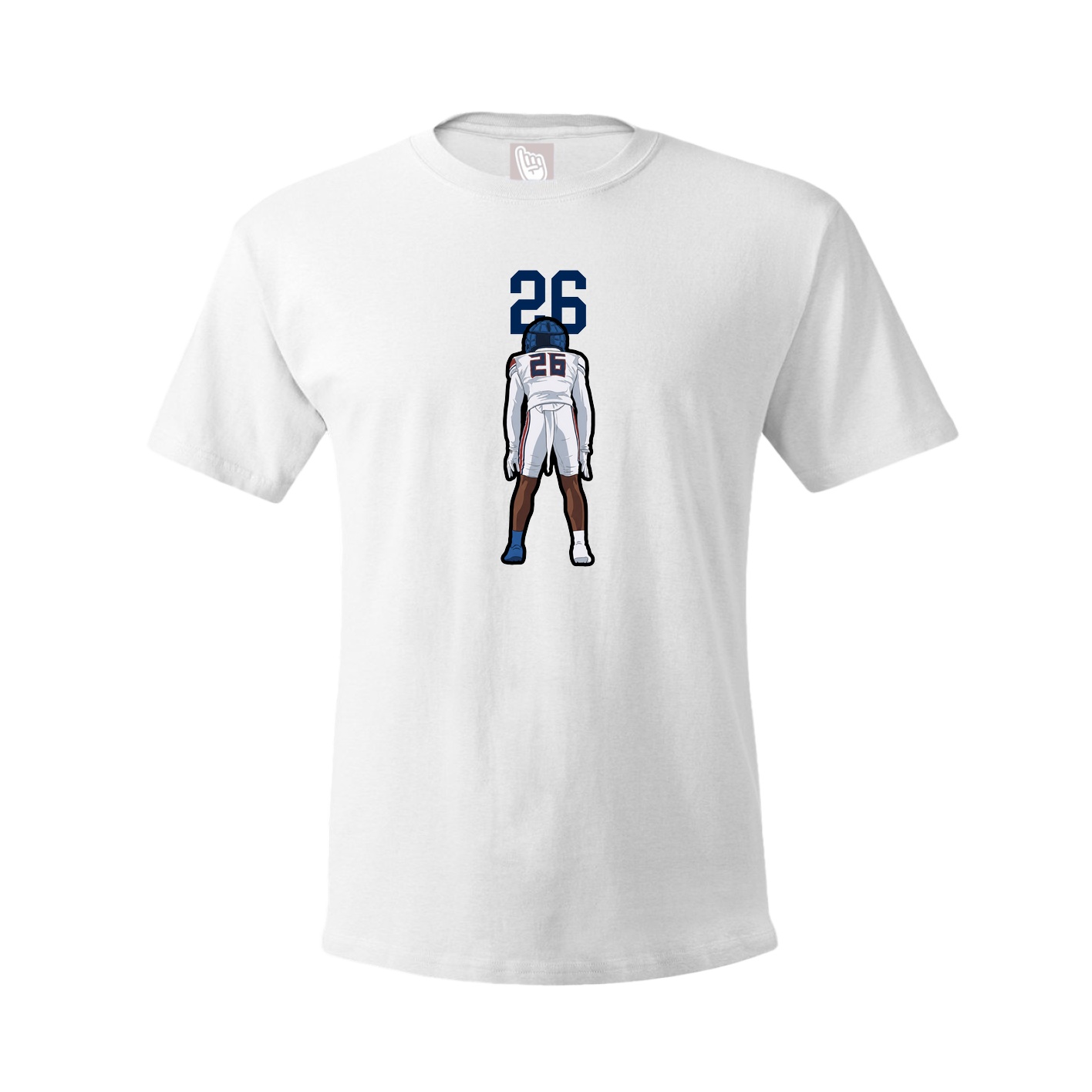 Tee — Number Top in White