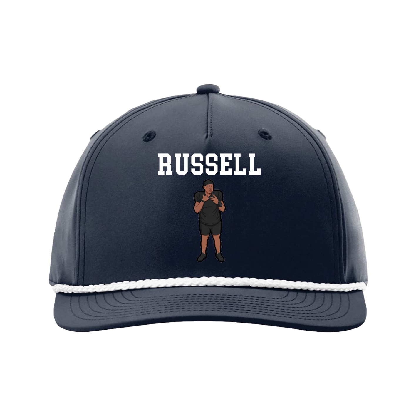 Five-Panel Classic Rope Cap — Shirsey in Navy