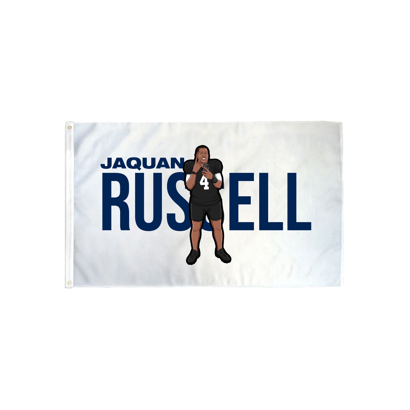 3x5 Flag — Player Name in Classic