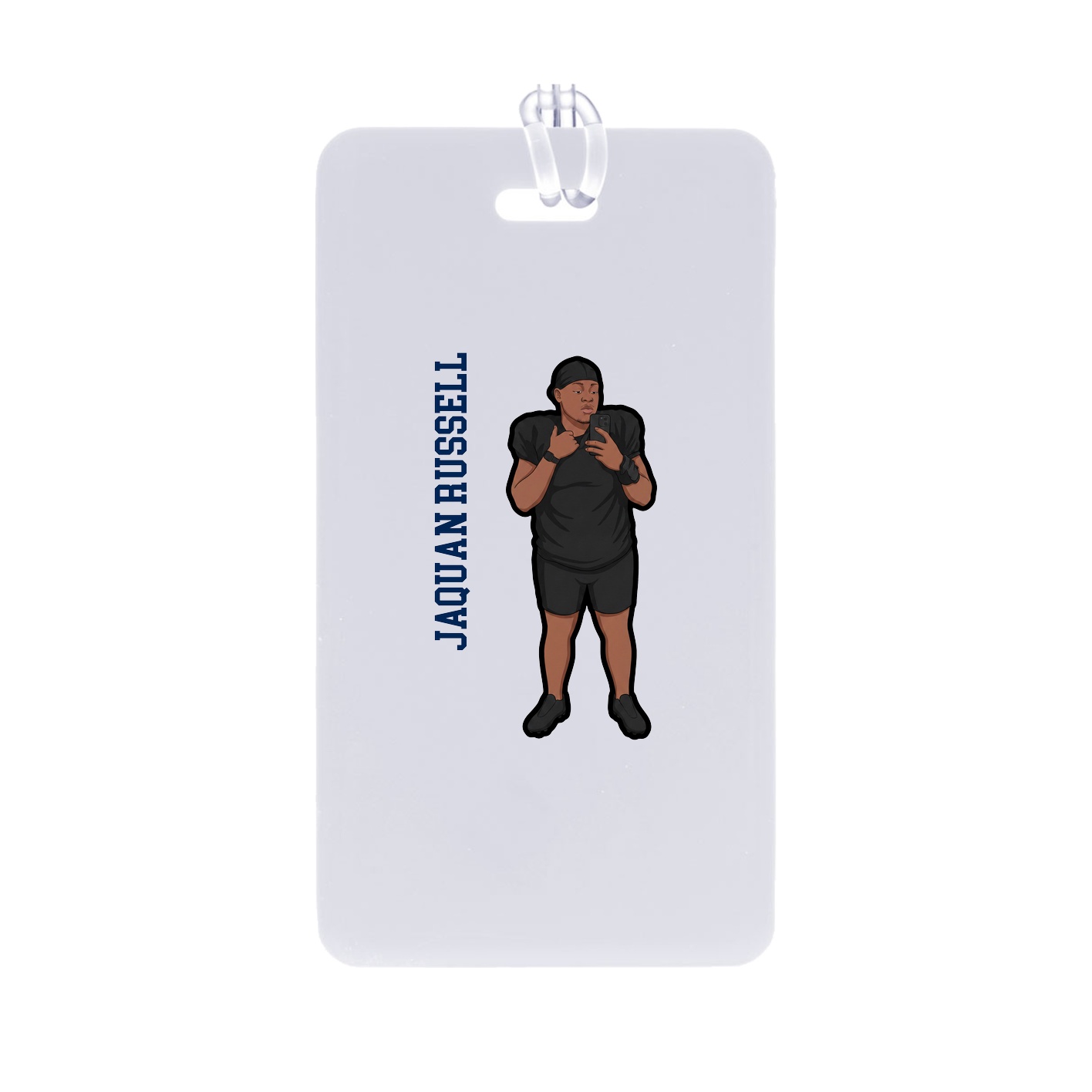 Bag Tag — Name Vertical in Classic