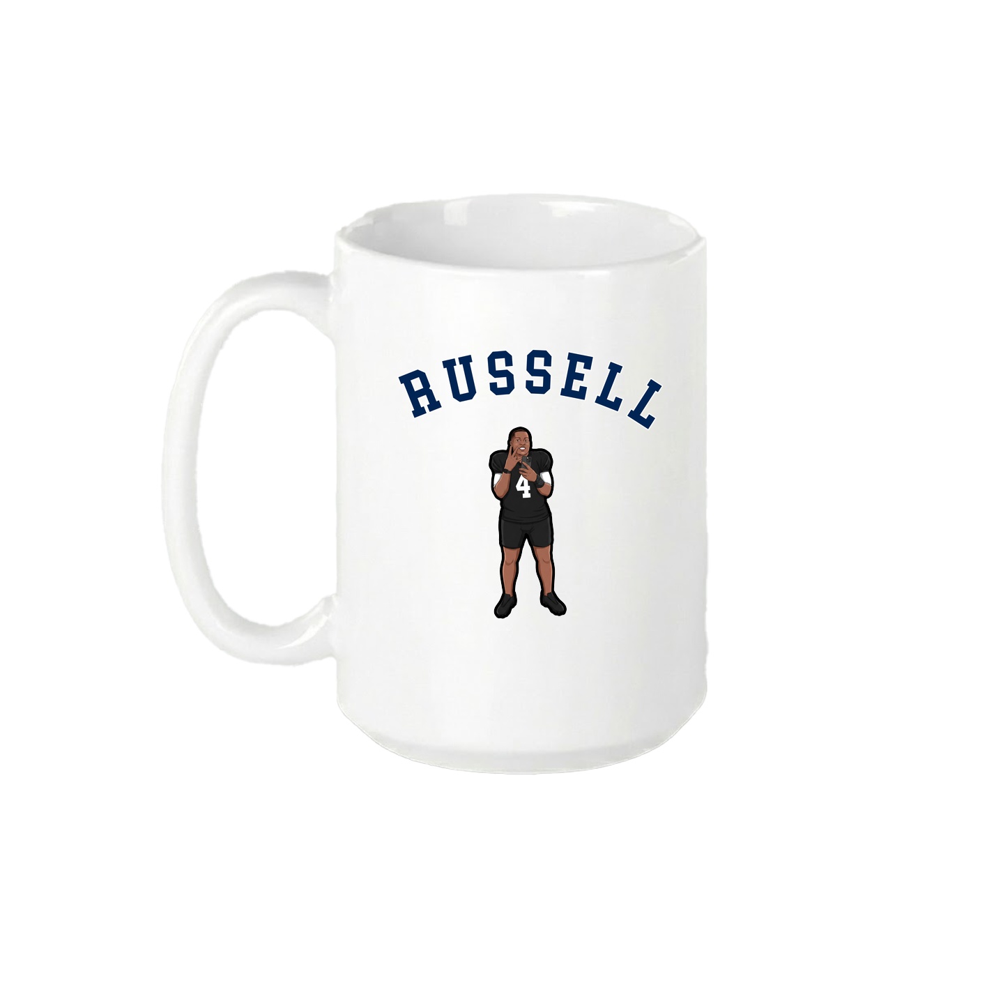 15oz Coffee Mug — Shirsey Arch in White