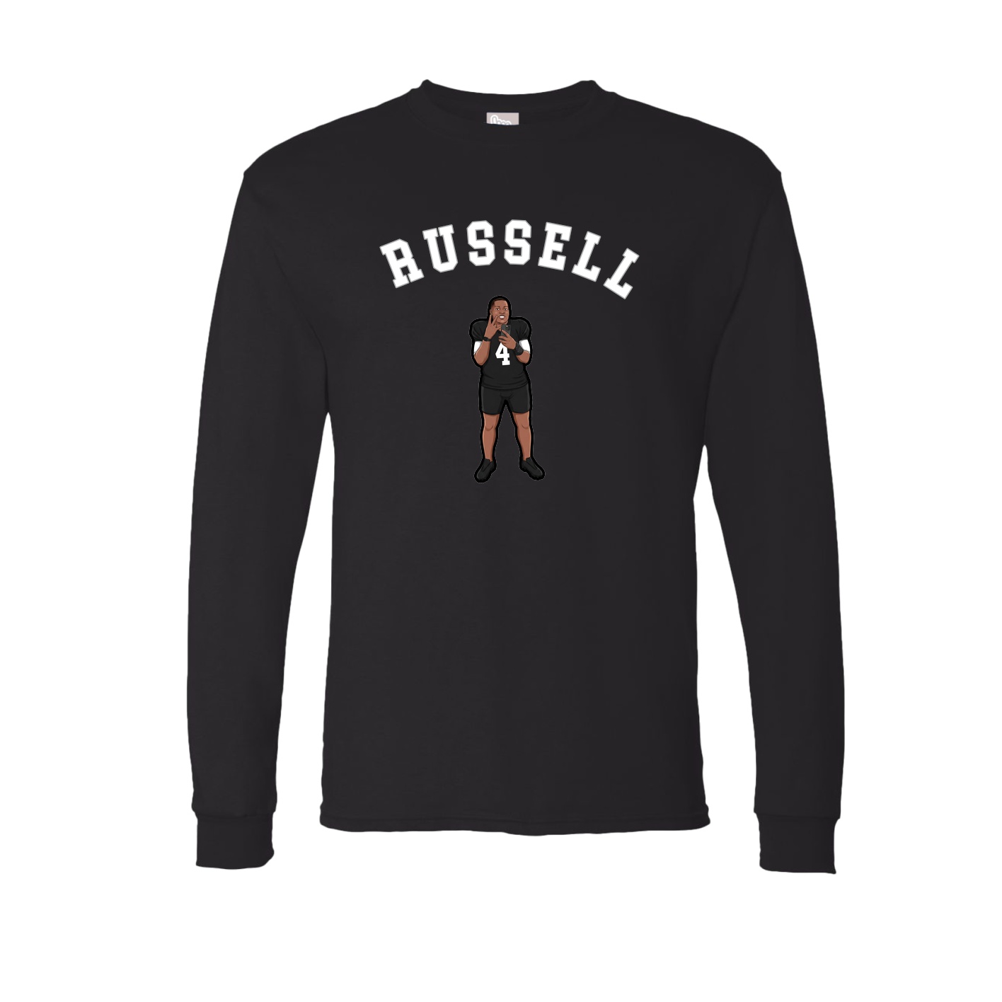 Long Sleeve Tee — Shirsey Arch in Black