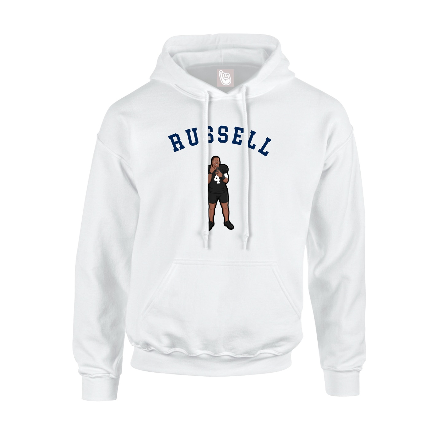 Hoodie — Shirsey Arch in White