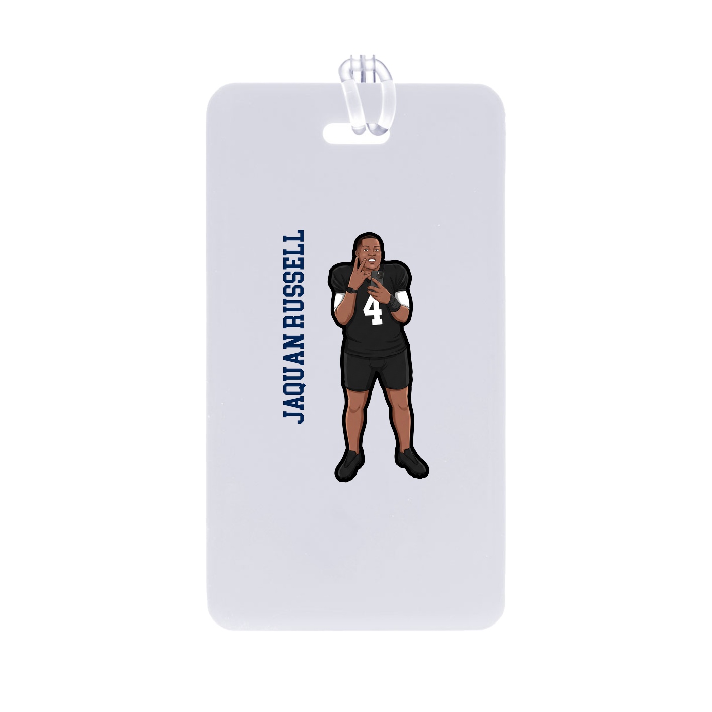 Bag Tag — Name Vertical in Classic