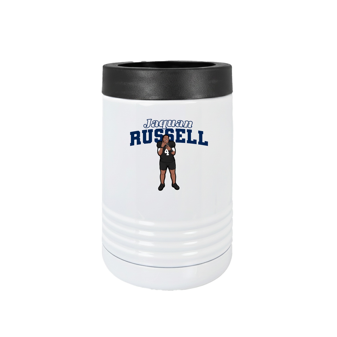Beverage Holder — Name Arch in White