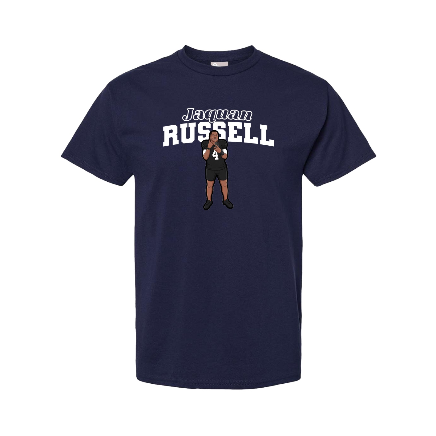Tee — Name Arch in Navy