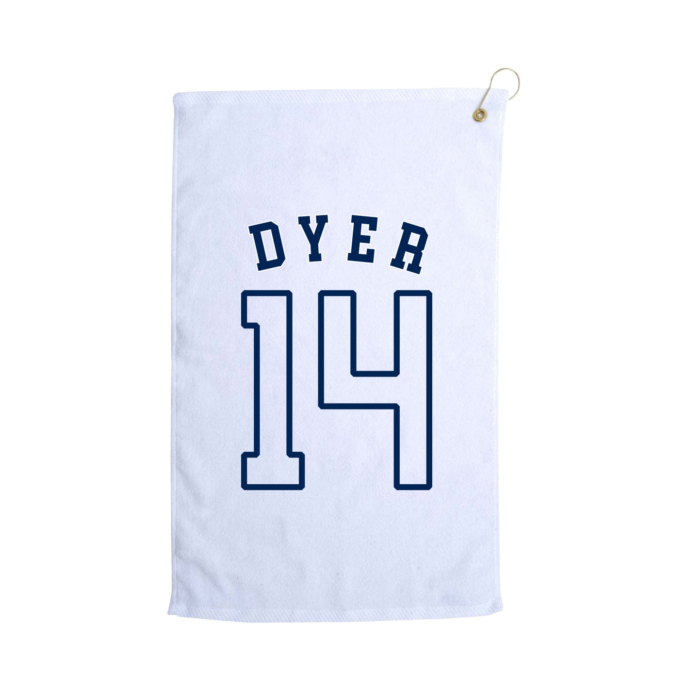 Golf Towel — Shirsey Arch in White