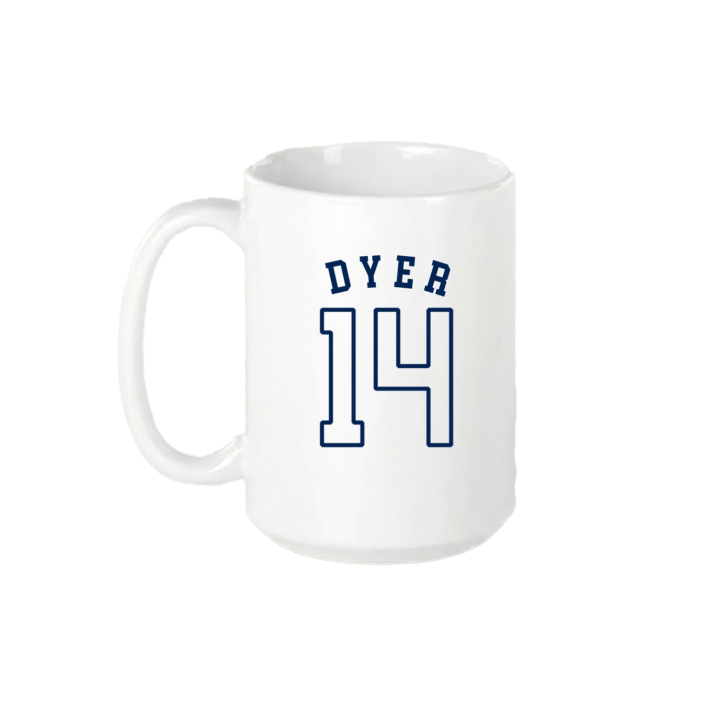 15oz Coffee Mug — Shirsey Arch in White