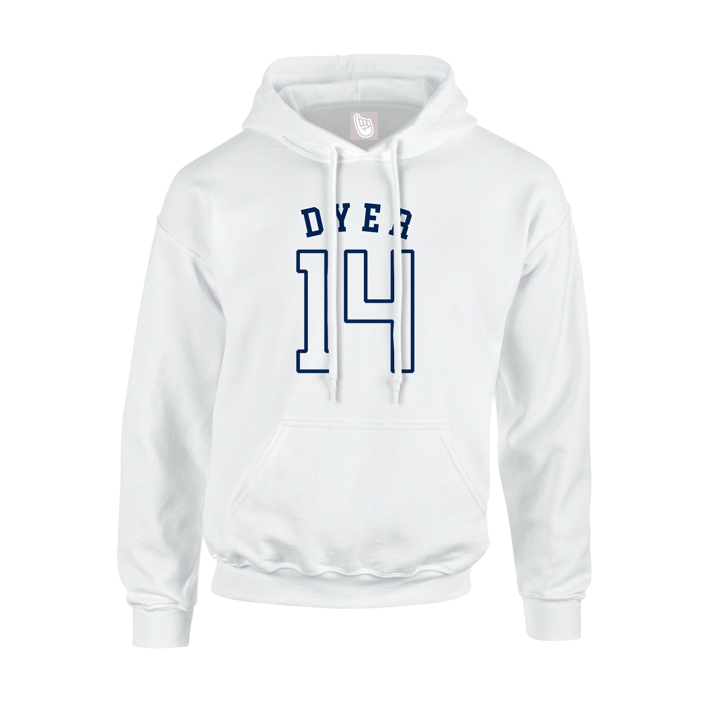Hoodie — Shirsey Arch in White