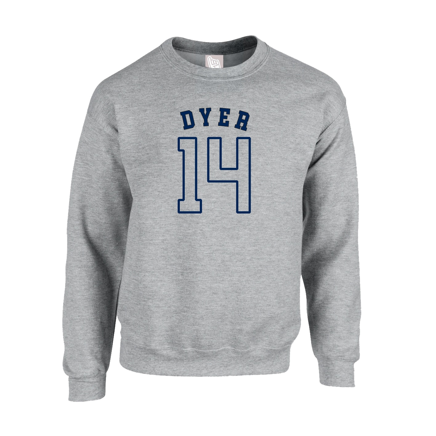 Fleece Crew — Shirsey Arch in Grey