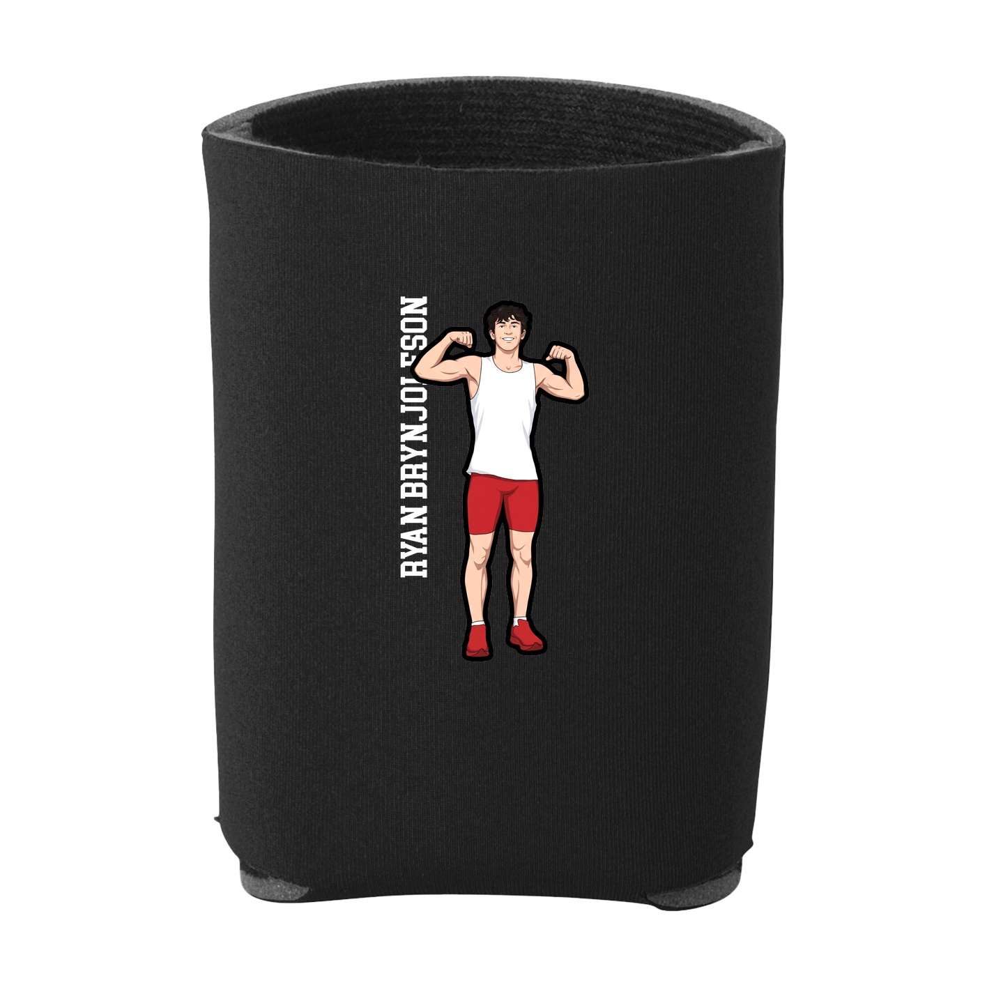 Can Holder — Name Vertical in Black
