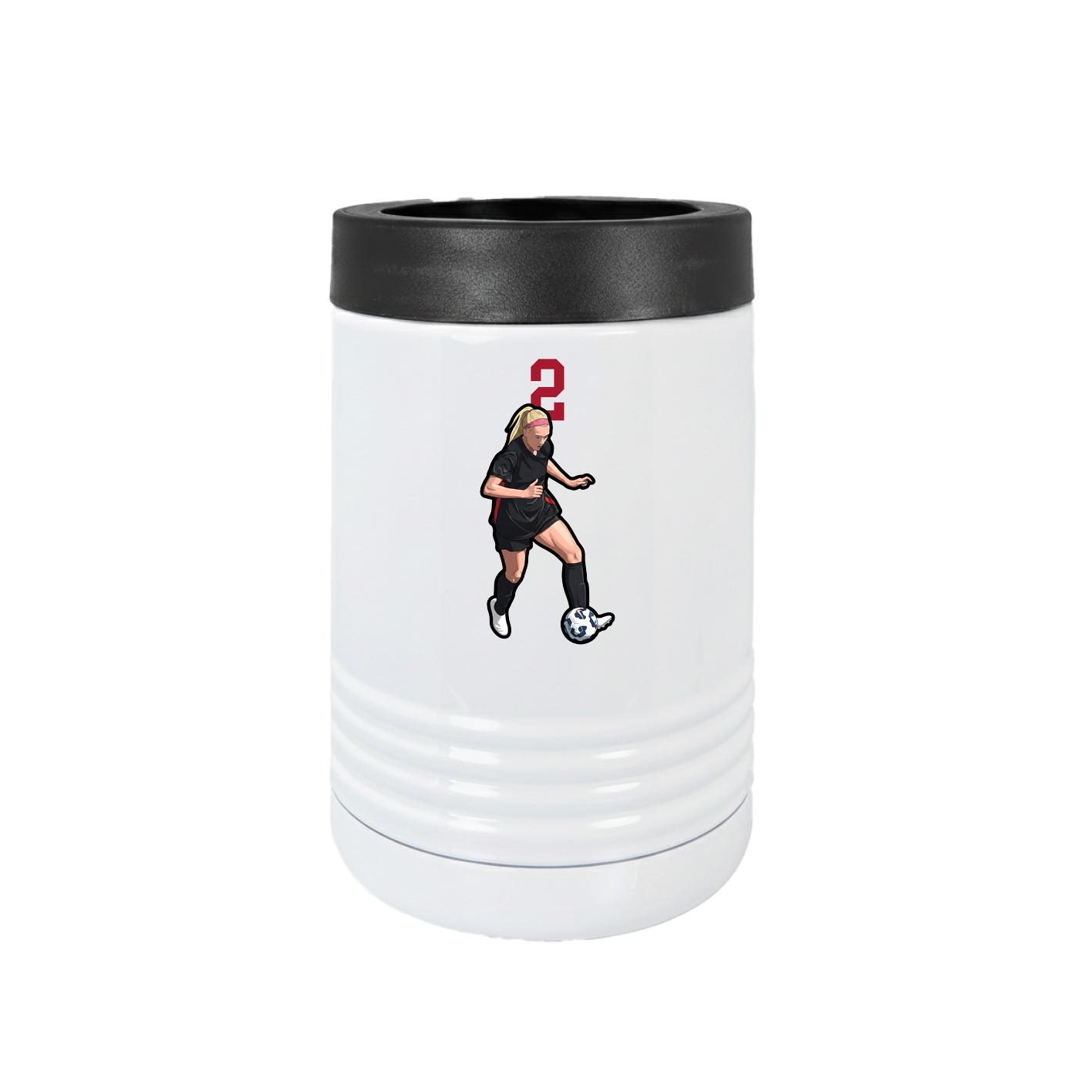 Beverage Holder — Number Top in White
