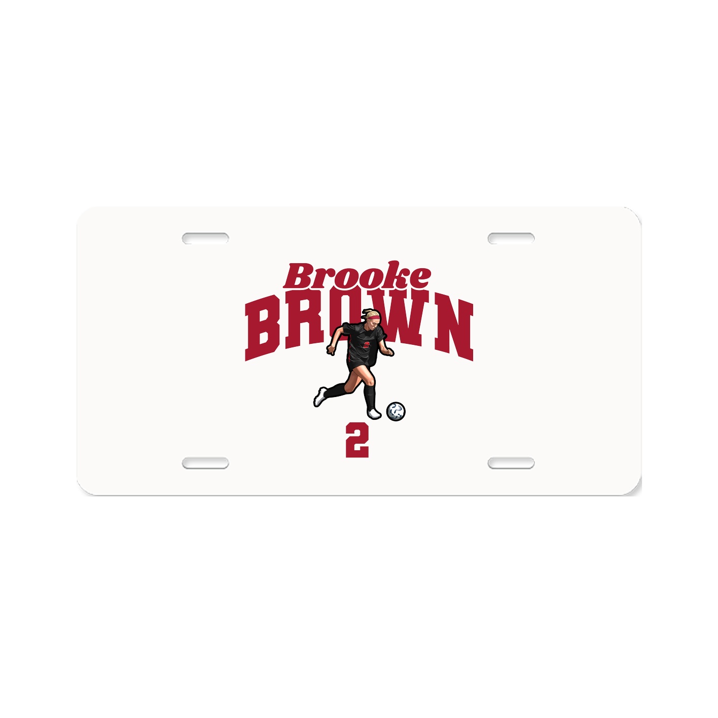 License Plate — Signature Arch in Classic
