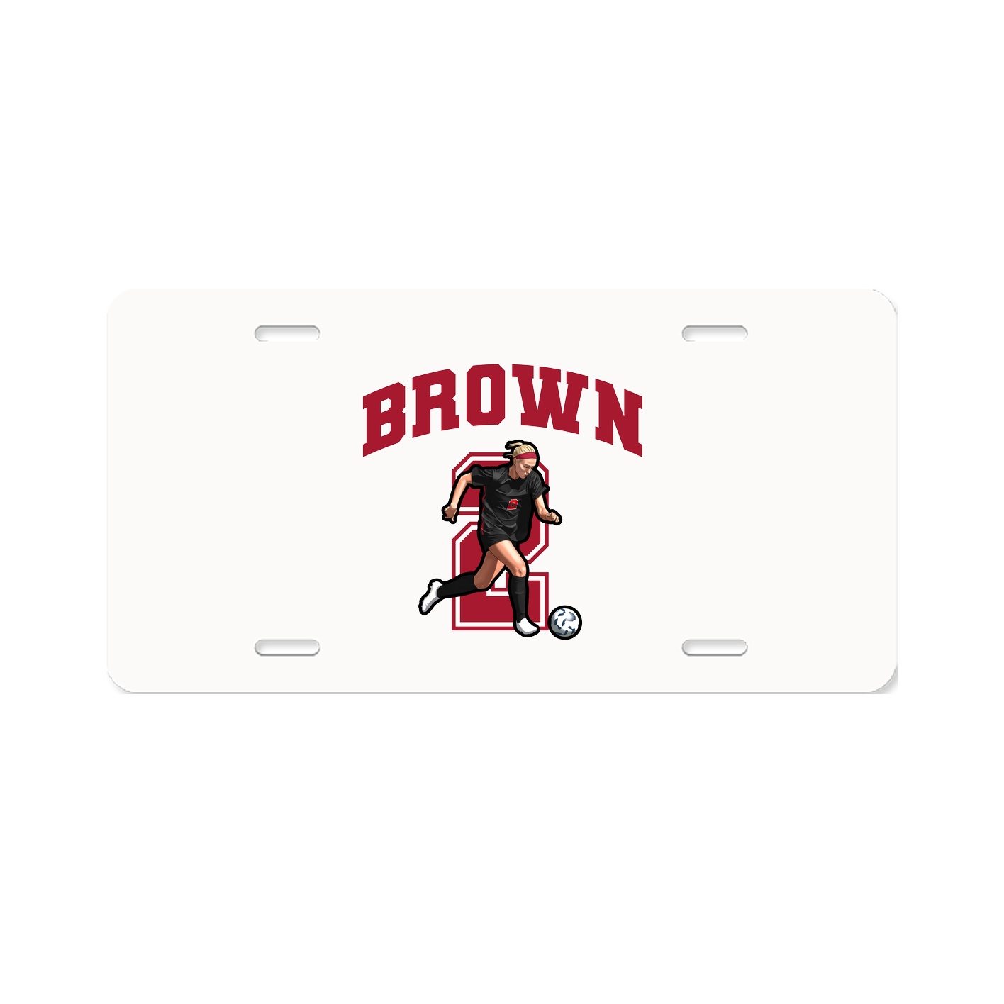 License Plate — Number in Classic