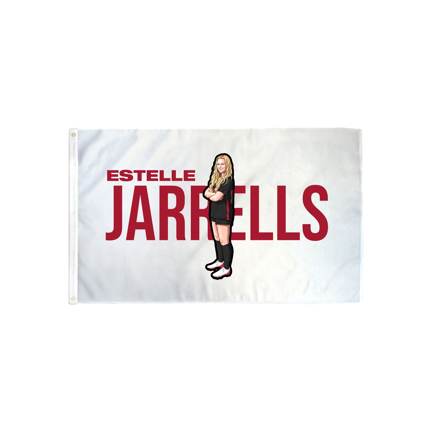 3x5 Flag — Player Name in Classic