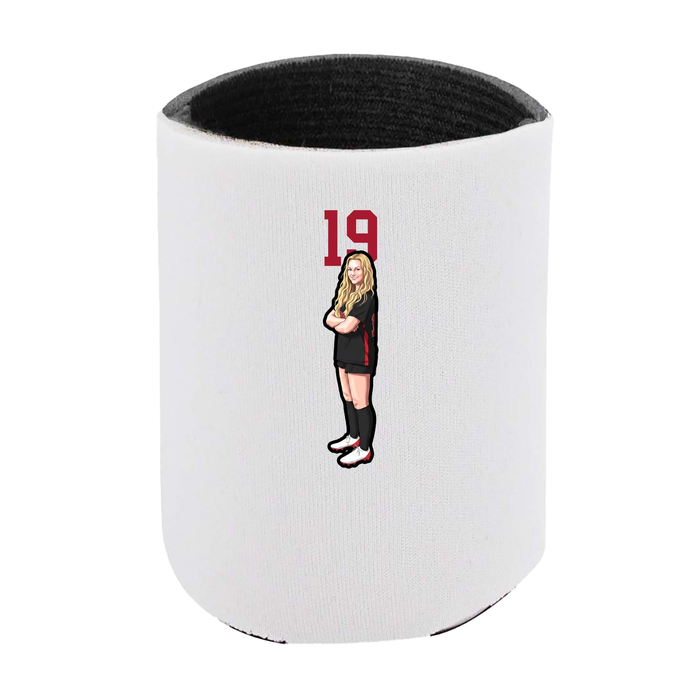Can Holder — Number Top in White