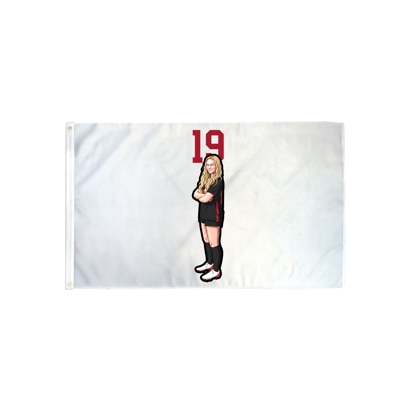 3x5 Flag — Number Top in Classic