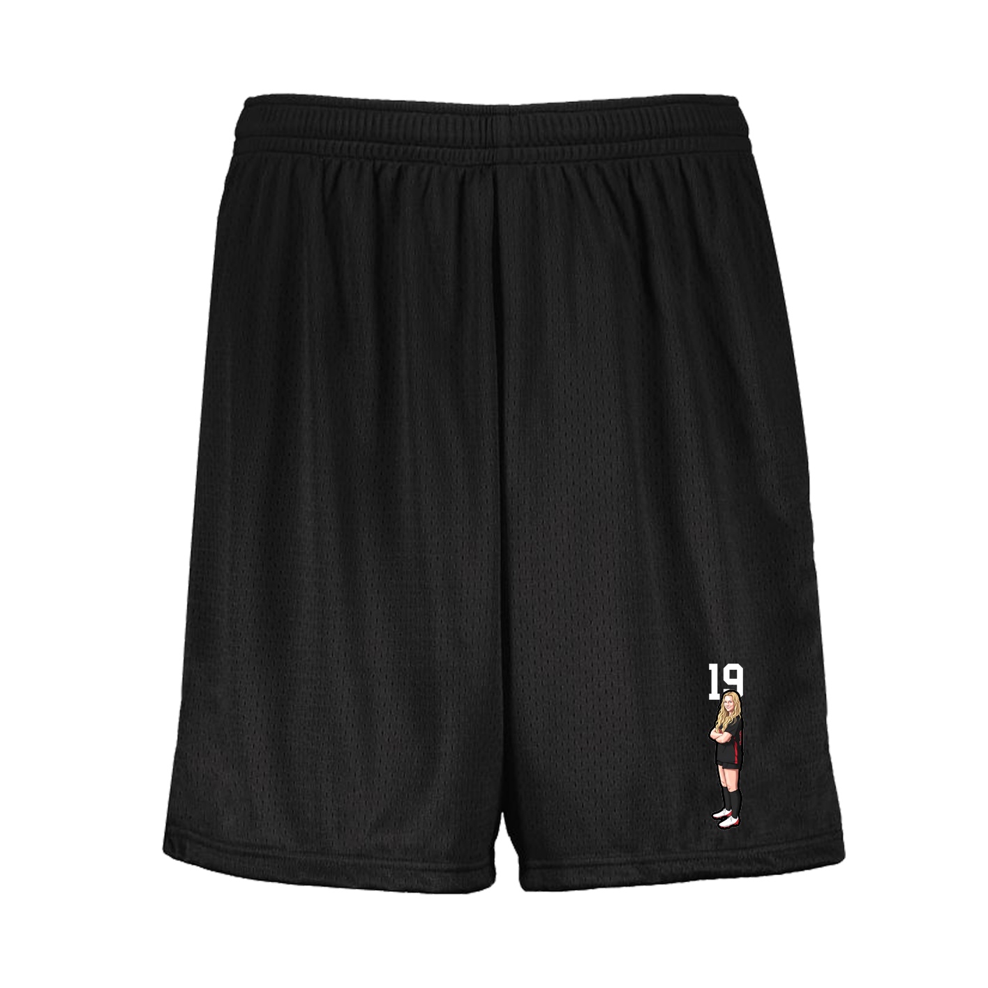 Shorts — Number Top in Black