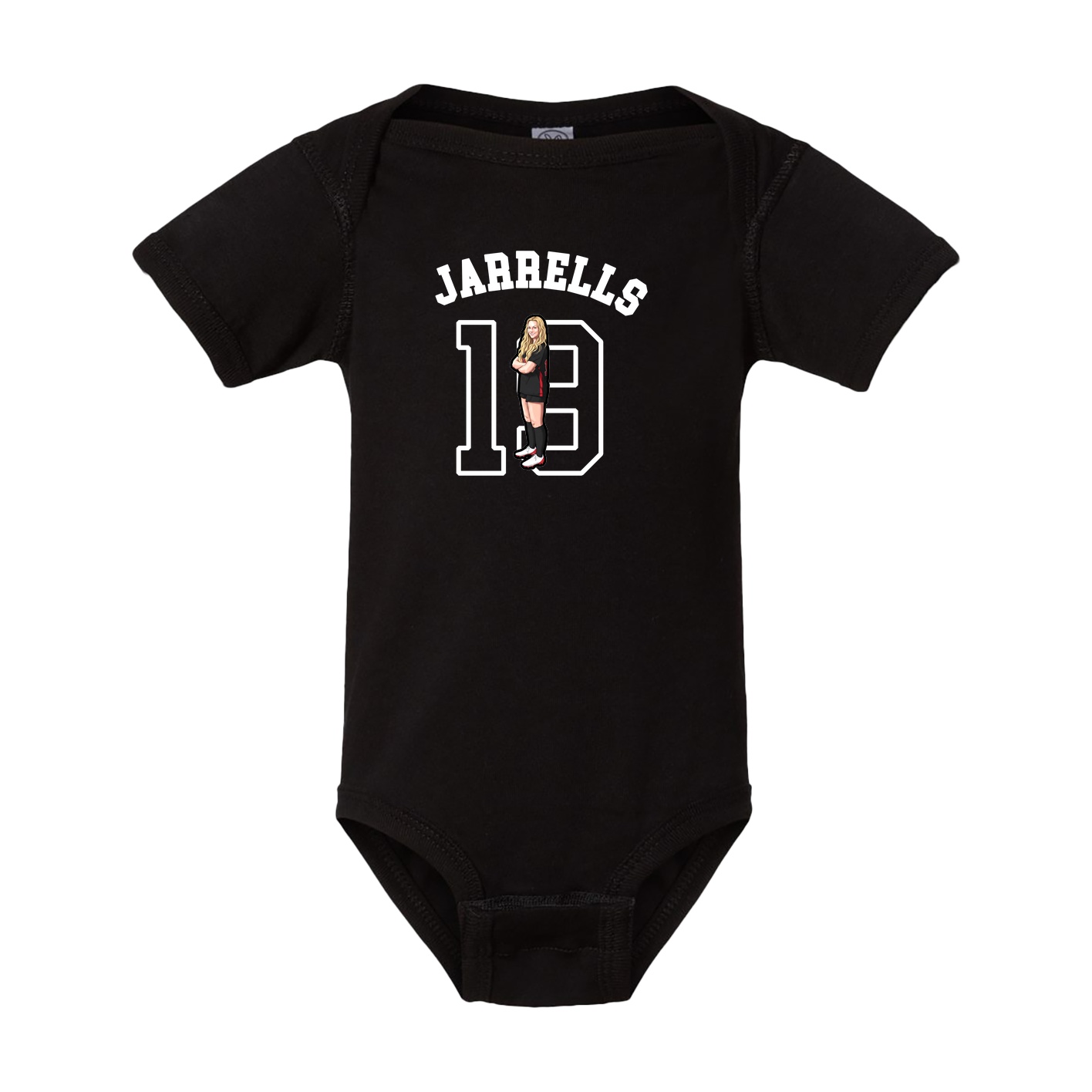 Baby Onesie — Shirsey Arch in Black