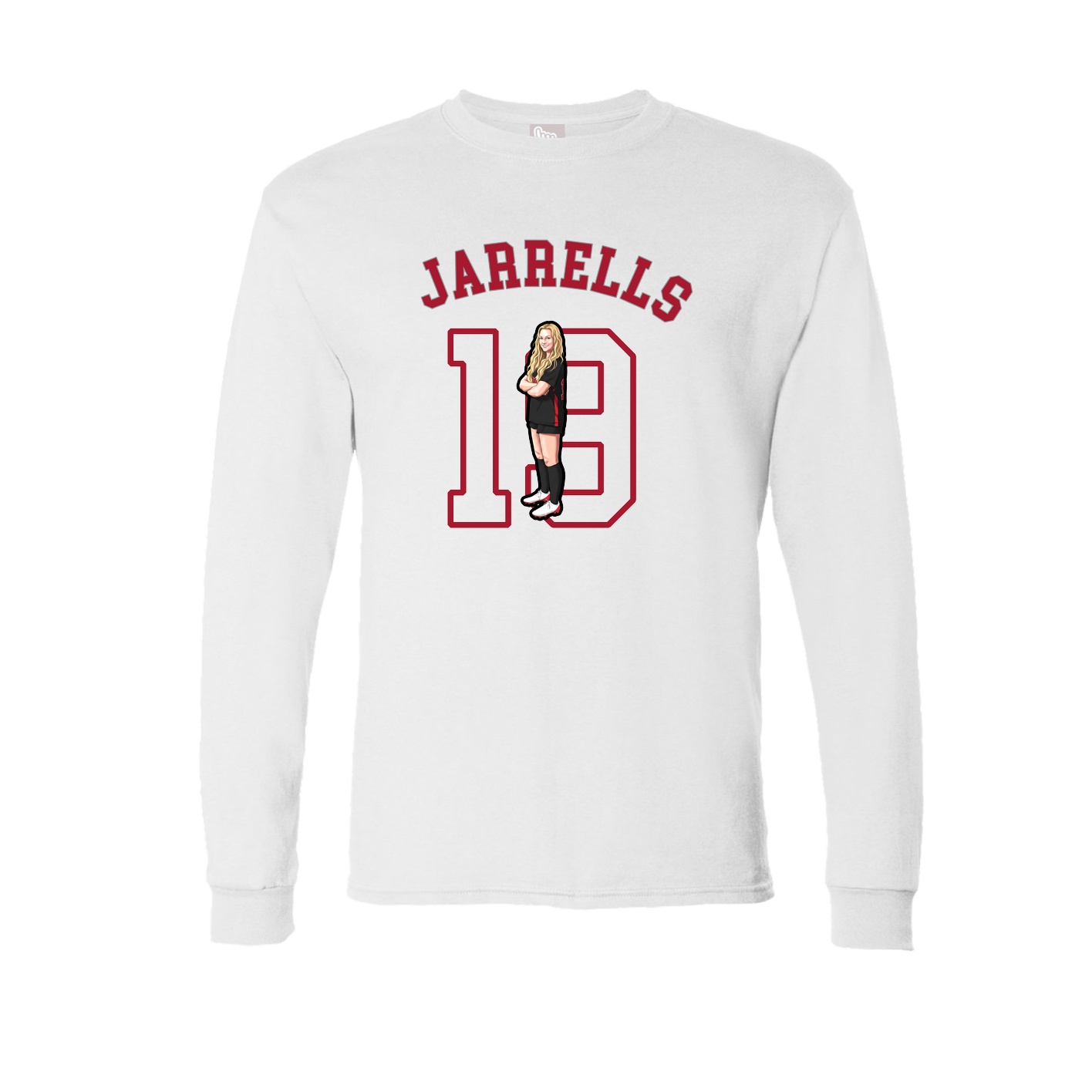 Long Sleeve Tee — Shirsey Arch in White