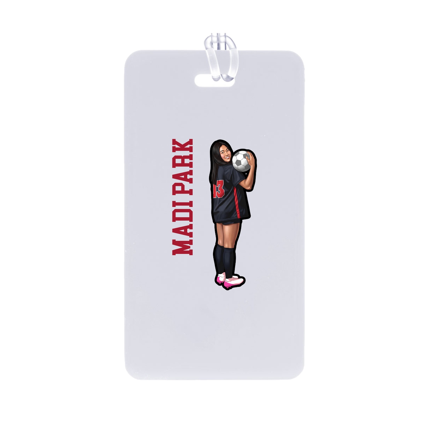 Bag Tag — Name Vertical in Classic