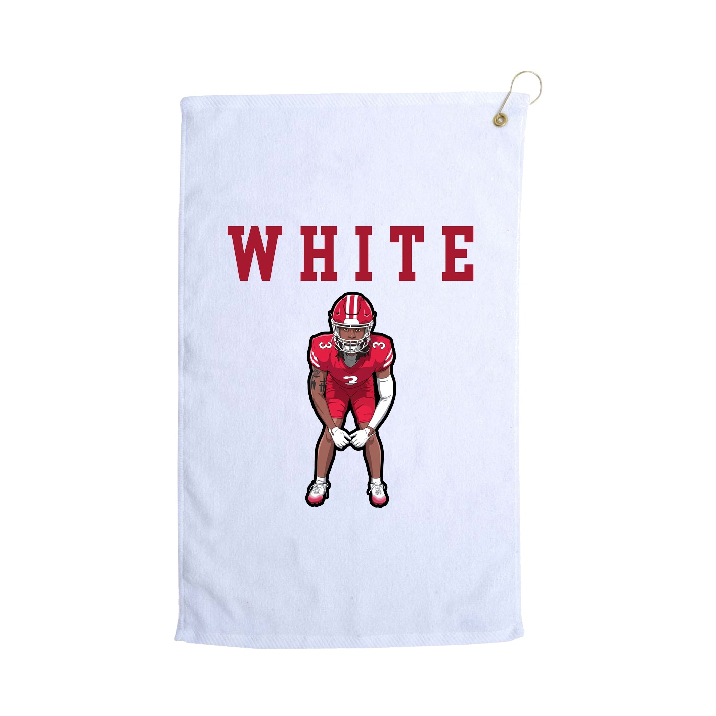Golf Towel — Shirsey in White