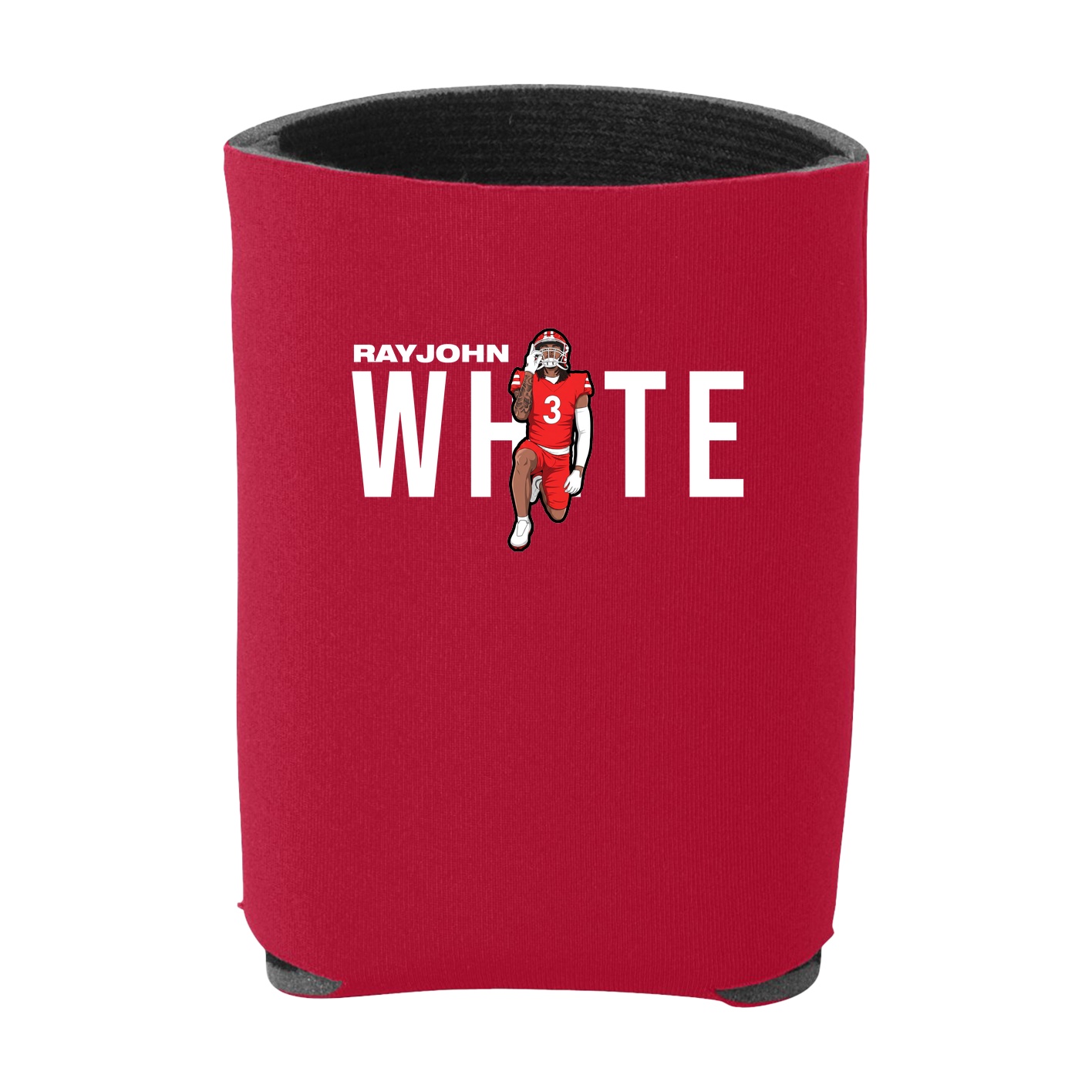 Can Holder — Player Name in Red