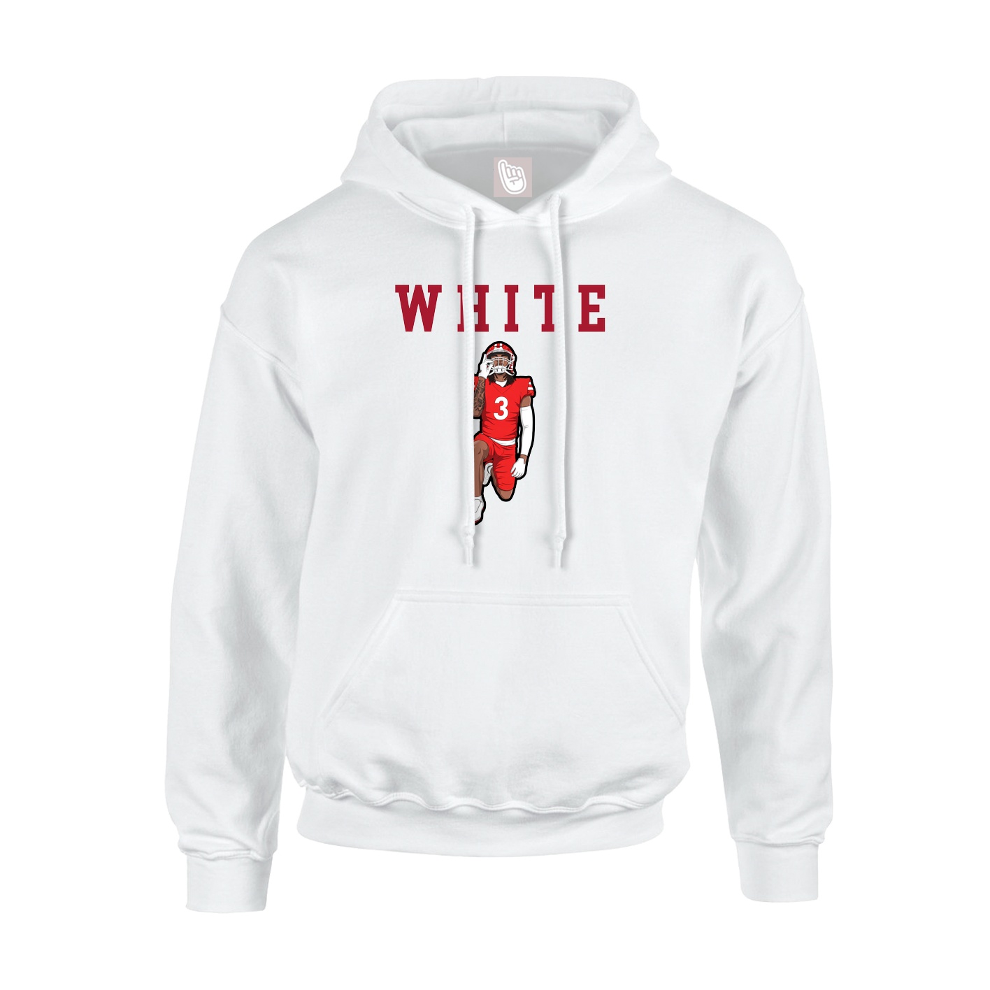 Hoodie — Shirsey in White