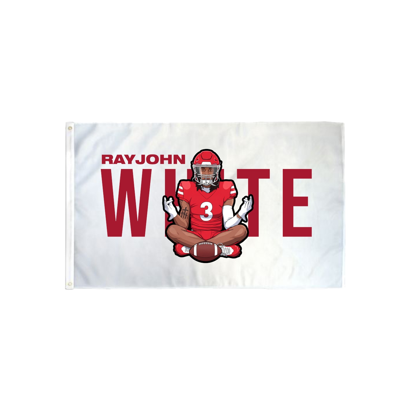 3x5 Flag — Player Name in Classic